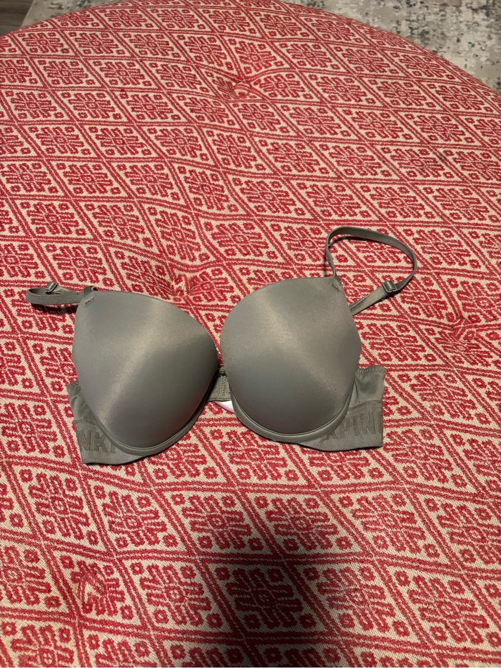 PINK Victoria's Secret Smooth Gray push-up  Bra